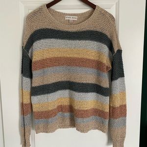 Knox Rose | Multicolored Stripe Sweater